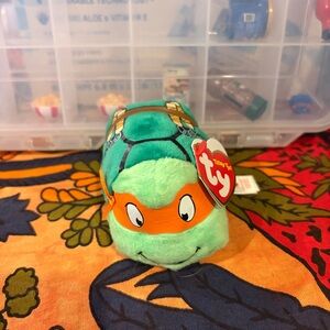 Ty beanie Teenage Mutant Ninja Turtles Michelangelo orange
